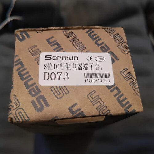 售前询价Senmun三铭8位IC型继电器端子台D073全新原装正品现货议