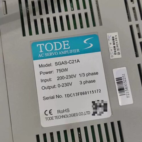 售前询价TODE拓达伺服驱动器SGAS-C21A