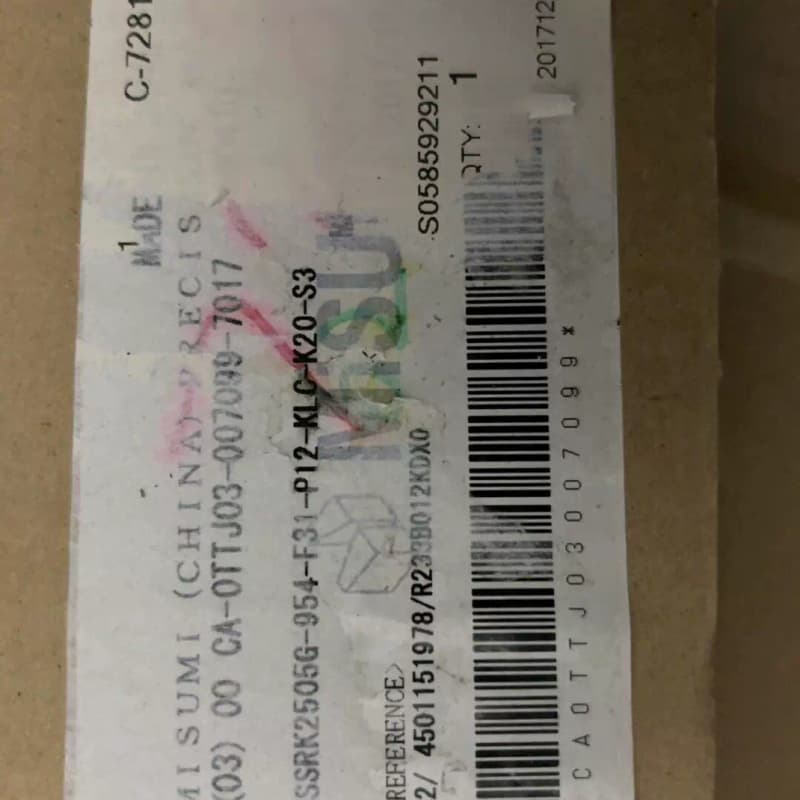 售前询价BSSRK2505G-954-F31-P12-KLC-K20-S3 米思米高精密议价维图片