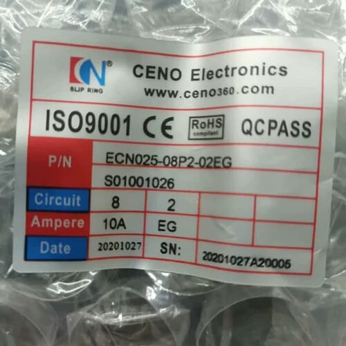 售前询价议价ECN025-08P2-02EG CENO导电滑环 工业配件 8路10A导