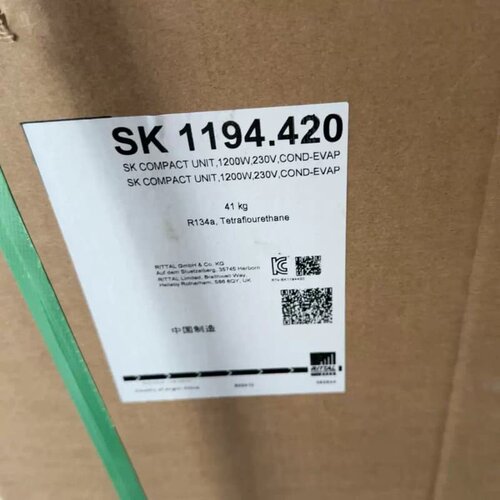 售前询价SK 1194.420 RITTAL工业冷却单 1200W 230V R134a制冷剂