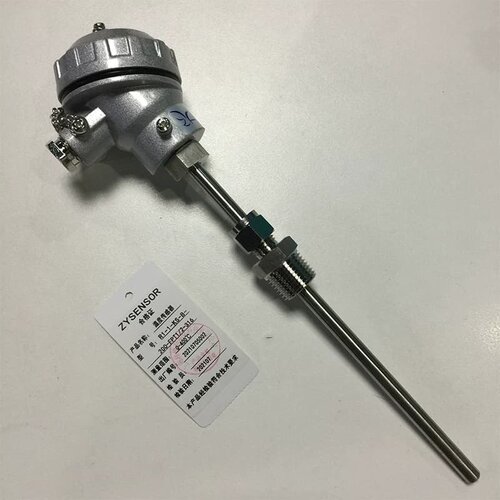 售前询价ZYSENSOR温度感测器PT100讯号 FPT1/2活动螺纹 管径8mm