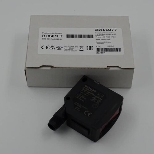 售前询价全新原装BOS01FT德国巴鲁夫BOS 23K-PA-LH20-S4光电感测