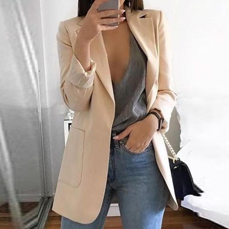 2019 LADIES BLAZER FASHION JACKET SUIT OFFICE BLAZERS COAT FEMALE