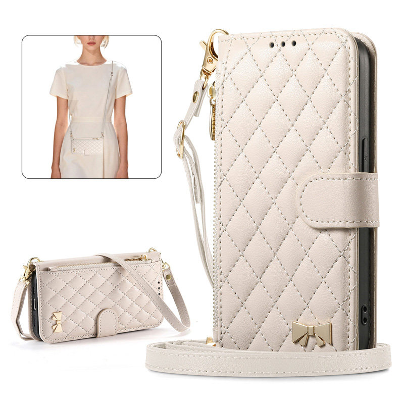 适用三星Galaxy S26手机壳新款S25edge小香风斜挎S24ultra全包防摔S23FE翻盖式S22高档S21/Note20保护皮套