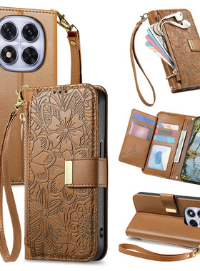 适用小米红米Note14pro手机壳新款Note13/12Turbo/4斜挎背挂绳K80全包防摔T/R/C翻盖15保护皮套POCO X7/F7/M7