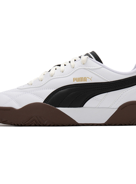 彪马低帮鞋25年春季中性397454-02彪马白-黑色-咖啡棕