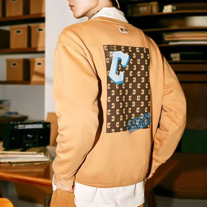 MLB卫衣23年秋季中性3AMTM0934-45CAL浅驼色