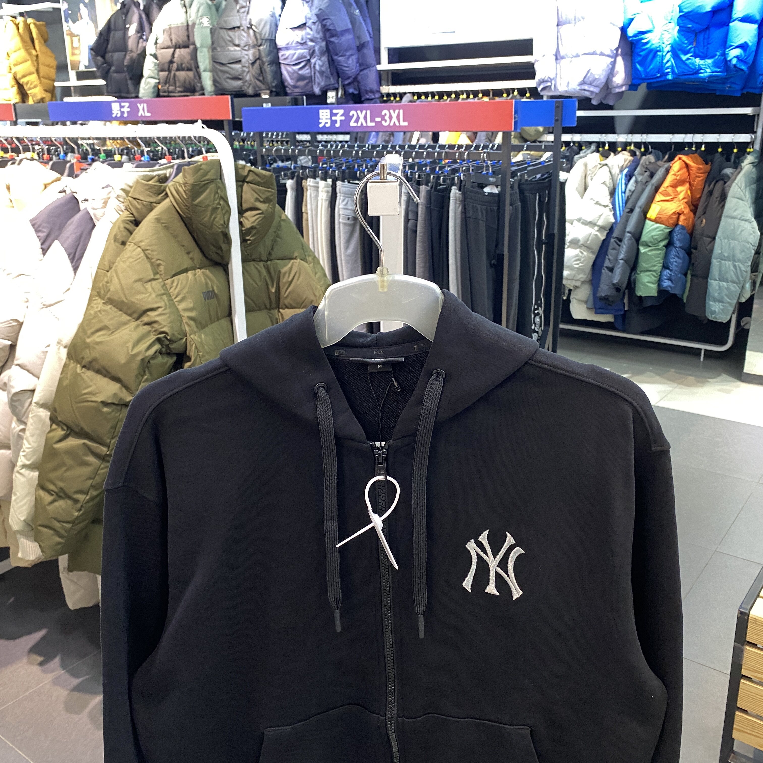 MLB 니트 재킷 24봄 남여 3ATRQ0141-50BKS