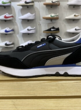 彪马休闲鞋22年秋季中性387173-03黑灰-黑色