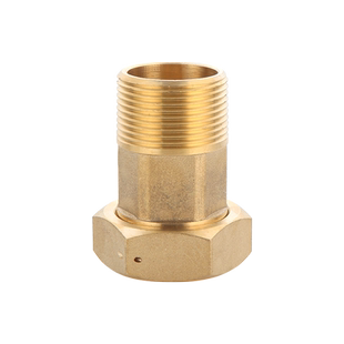 全铜水表接头4分6分1寸1.2寸内外丝活接头家用水泵增压泵接头配件