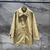 2026附裥棉内胆外套春新品 可拆领袢高克重棉斗篷式 MBF1COT031