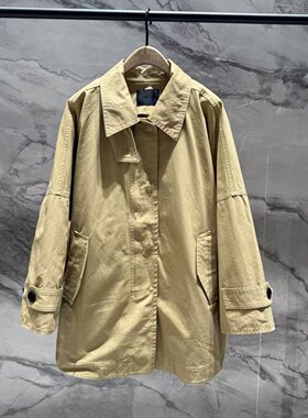 2026附裥棉内胆外套春新品可拆领袢高克重棉斗篷式MBF1COT031