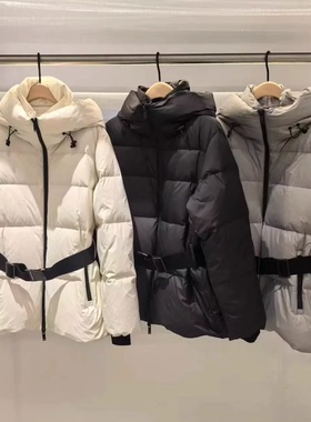 【active系列】2025冬新品机能腰带防风90鹅绒羽绒服MBE4EIN051