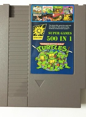 任天堂原装8位游戏机72P卡带NES合卡500合一游戏卡不重复