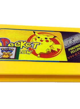 任天堂红白机视频游戏单价卡FC比卡丘游戏卡英文版记忆游戏