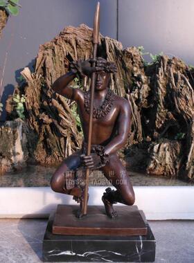 草裙舞铜雕塑艺术品土著毛利人工艺品摆件摆设家居装饰品商务礼品