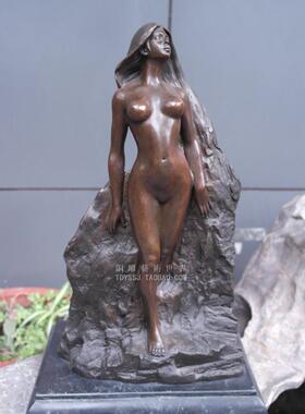 抽象人体艺术风宾馆软装潢铜雕塑