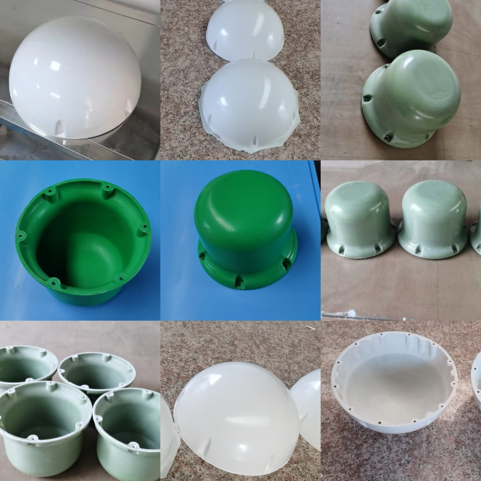 玻璃钢天线罩罩户外球型壳子加工生产gnss保护罩防水外壳