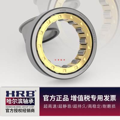 HRB哈尔滨圆柱滚子轴承NJ2307EM老代号42607H尺寸35*80*31mm