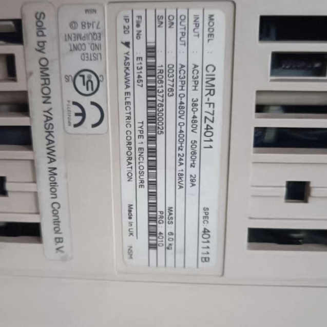 f7变频器11KW，CIMR-F7Z4011