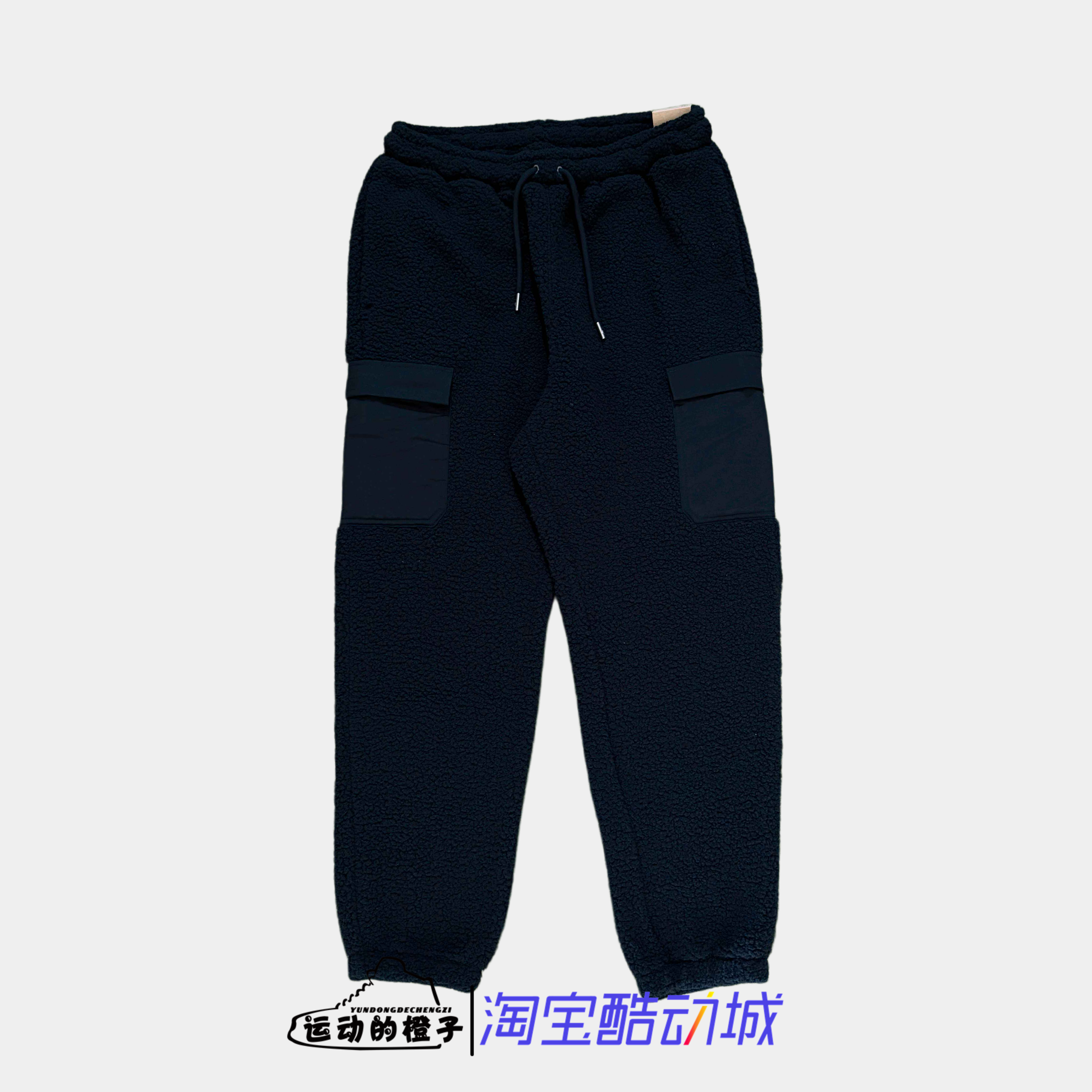 Nike JORDAN 仿羊羔绒AJ男子防风保暖收脚休闲运动长裤FV7451-010