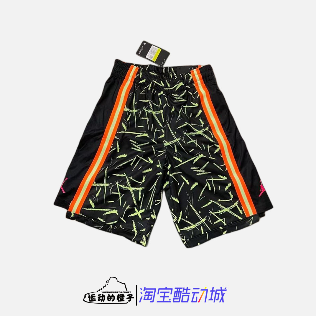 Nike/耐克 AIR JORDAN AJ 男子透气速干运动篮球短裤 CW7084-010