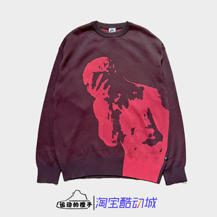 耐克Nike 男子个性印花休闲运动宽松透气长袖套头卫衣FN2574-227