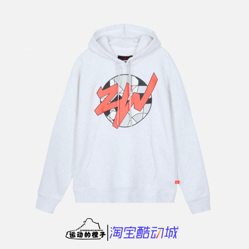 Nike JORDAN ZION 锡安AJ男加绒连帽篮球运动休闲卫衣 FD2391-051
