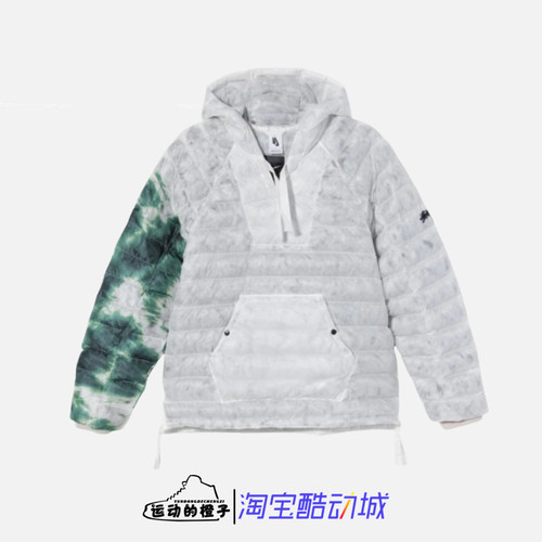 NikexStussy联名男子连帽棉服
