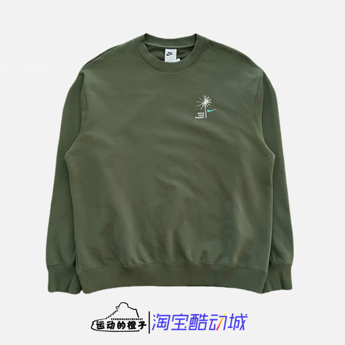 耐克NSW男圆领套头休闲运动卫衣