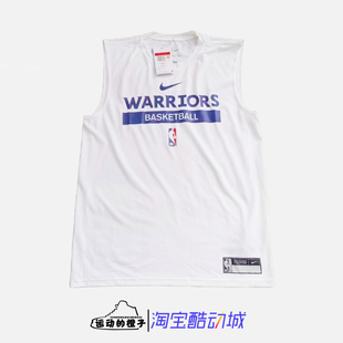 Nike耐克 金州勇士男子速干篮球训练健身运动无袖背心 DR6765-100