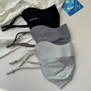 高颜值透气冰丝护眼角遮脸面罩防紫外线 夏季 2026新款 防晒口罩女款