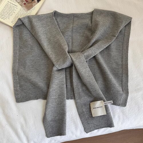 高级感知性灰色坎肩搭肩2026新款