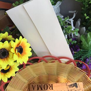 米黄西式长款信封 5号横款纯色艺术纸信封 节日信封 结婚 婚庆