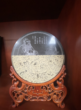 家居客厅桌面装饰三叶虫化石包邮