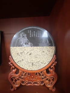 燕子石三叶虫化石收藏品标本家居客厅桌面装饰礼品工艺品摆件包邮