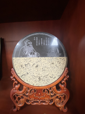 家居客厅桌面装饰三叶虫化石包邮