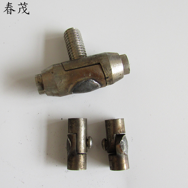 抄网头配件接头不锈钢连接器8mm