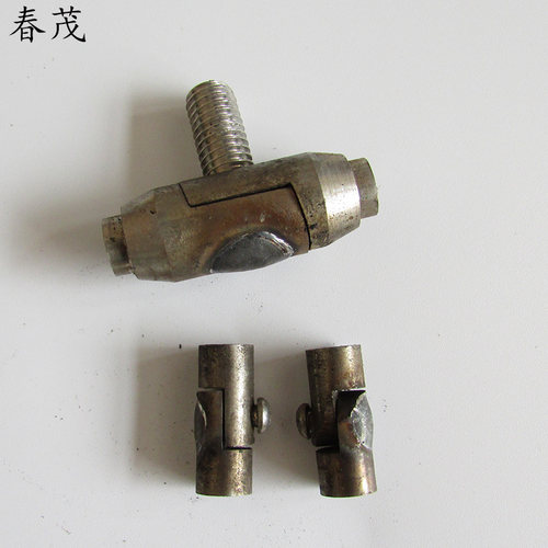 抄网头配件接头不锈钢连接器8mm