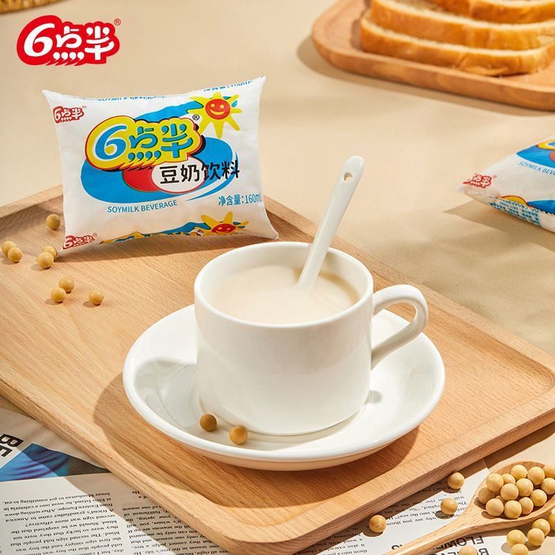 六点半豆奶整箱16袋160ml袋装奶
