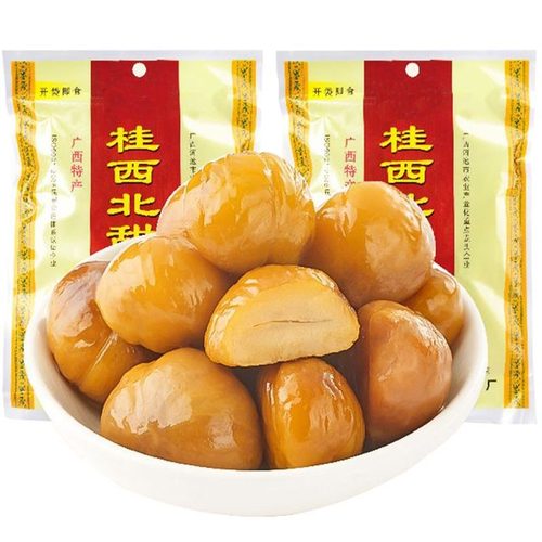 桂西北板栗甜栗100克广西熟板栗