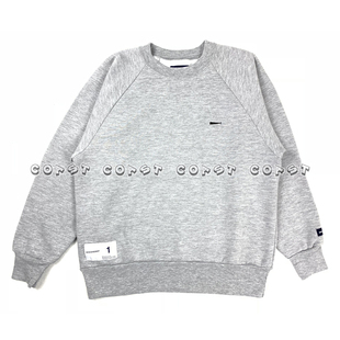 DESCENDANT PE CREW NECK SWEATSHIRT 17SS 小鲸鱼刺绣圆领卫衣