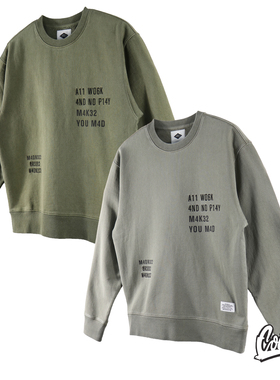 折扣 MADNESS WASHED SWEATEER 水洗刺绣加绒套头卫衣秋冬 余文乐