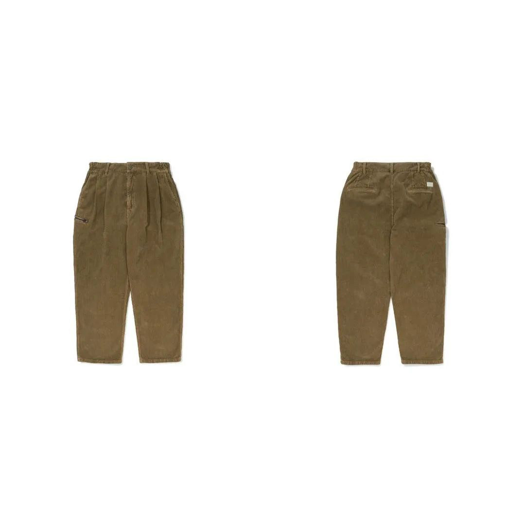 MADNESS CORDUROY PANTS 21AW 拉链口袋灯芯绒休闲直筒裤长裤秋冬
