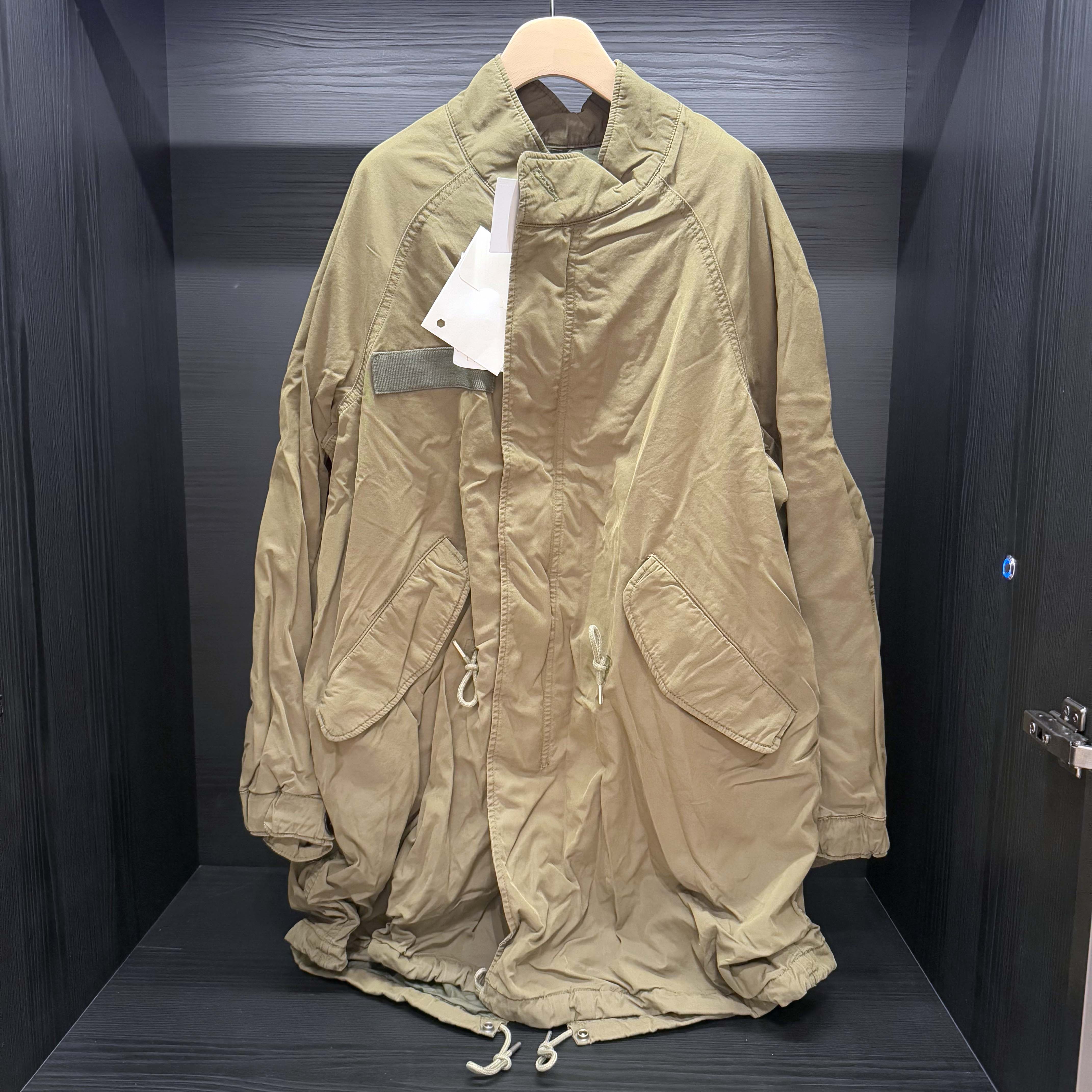 现货 VISVIM WMV SIX-FIVE FISHTAIL PARKA 19SS 鱼尾风衣夹克