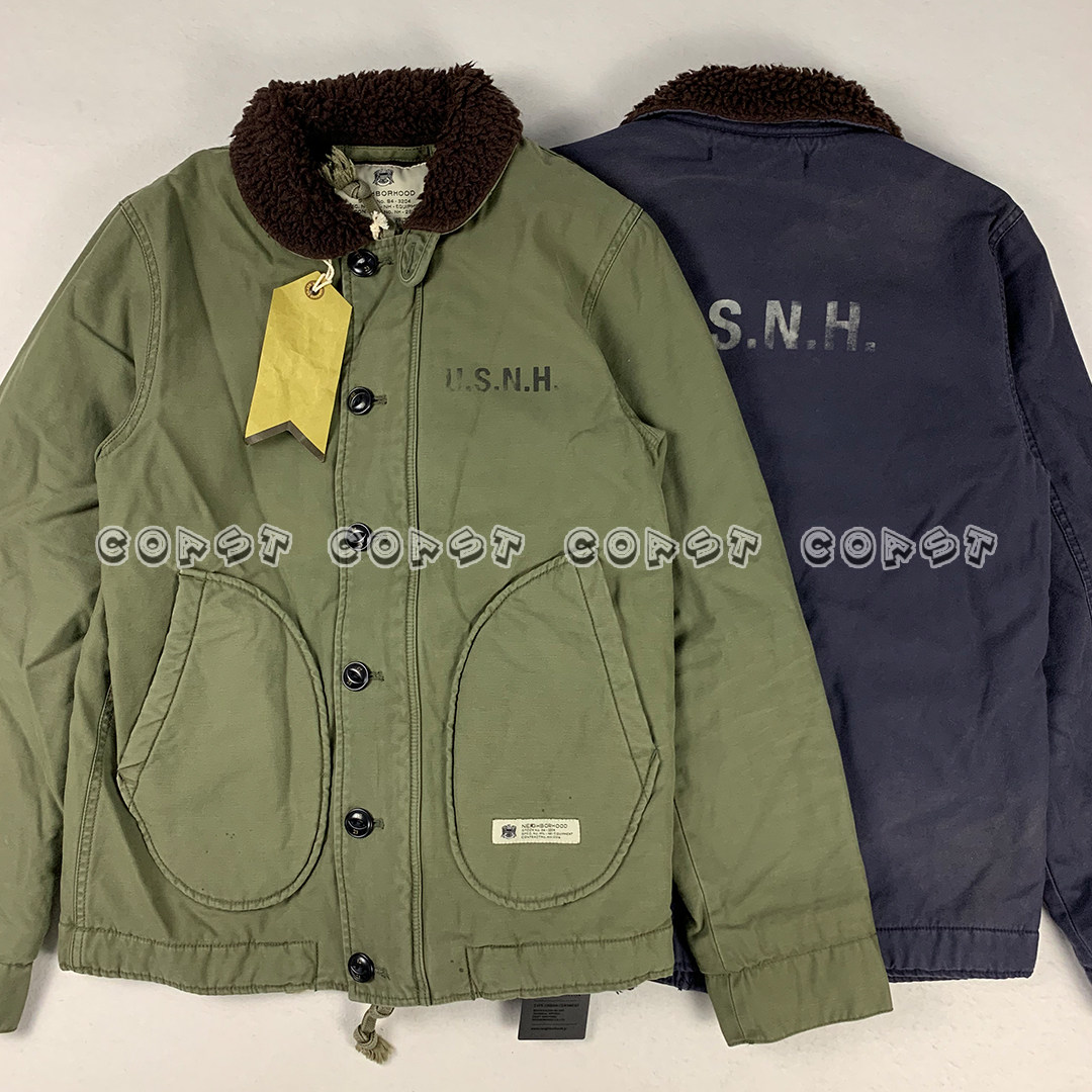 「现货」NEIGHBORHOOD N-1D/C-JKT 14AW NBHD N1 N1D 甲板服 夹克