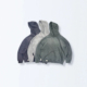 VINTAGE DISTRESSED 23AW MADNESS 复古水洗做旧连帽卫衣纯色帽衫