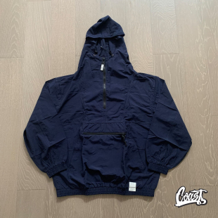 MADNESS ANORAK 22SS 春夏套头冲锋衣格子布半拉链连帽外套余文乐