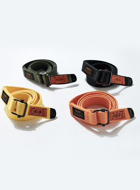 714street URBAN BELT国潮日系复古军事风四色编织腰带多功能搭配